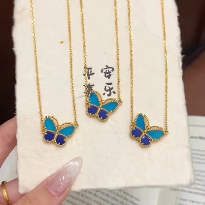 [⭐Hyrra Jewelry]  2026 NEW LUCKY BUTTERFLY 1 MOTIFS NECKLACE