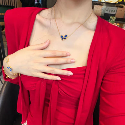 [⭐Hyrra Jewelry]  2026 NEW LUCKY BUTTERFLY 1 MOTIFS NECKLACE