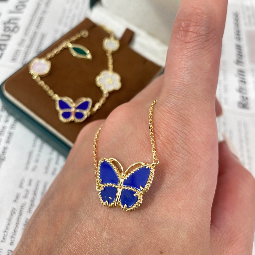 [⭐Hyrra Jewelry]  2026 NEW LUCKY BUTTERFLY 1 MOTIFS NECKLACE