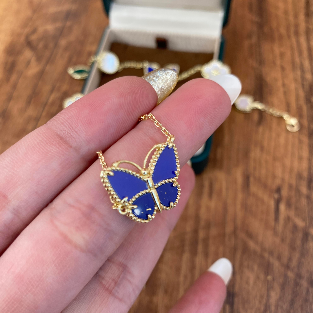 [⭐Hyrra Jewelry]  2026 NEW LUCKY BUTTERFLY 1 MOTIFS NECKLACE