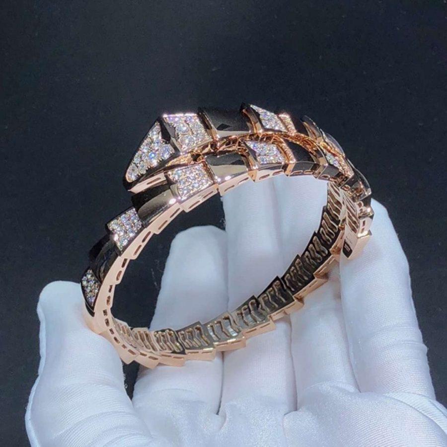 [⭐Hyrra Jewelry]SERPENTI BRACELET PINK GOLD DIAMOND