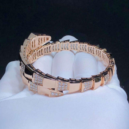 [⭐Hyrra Jewelry]SERPENTI BRACELET PINK GOLD DIAMOND