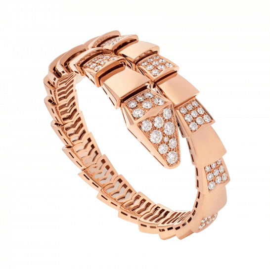 [⭐Hyrra Jewelry]SERPENTI BRACELET PINK GOLD DIAMOND