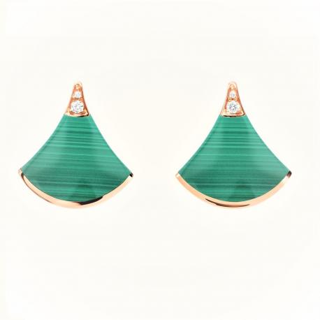 [⭐Hyrra Jewelry]DIVAS DREAM EARRINGS PINK GOLD