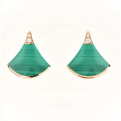 [⭐Hyrra Jewelry]DIVAS DREAM EARRINGS PINK GOLD