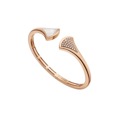 [⭐Hyrra Jewelry]DREAM BRACELET OPEN PINK GOLD MOP DIAMOND