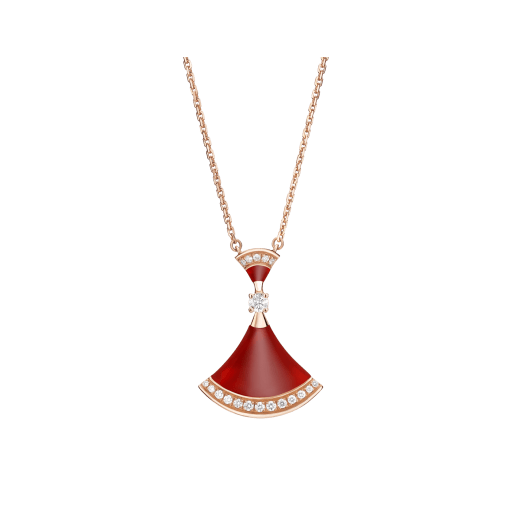 [⭐Hyrra Jewelry]DREAM NECKLACE CARNELIAN DIAMOND