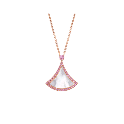 [⭐Hyrra Jewelry]DREAM NECKLACE MOP DIAMOND PINK