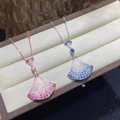 [⭐Hyrra Jewelry]DREAM NECKLACE AGATE SILVER DIAMOND