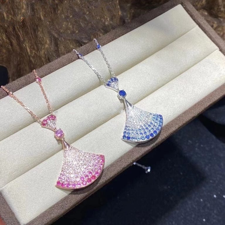 [⭐Hyrra Jewelry]DREAM NECKLACE AGATE SILVER DIAMOND