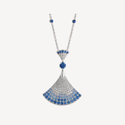 [⭐Hyrra Jewelry]DREAM NECKLACE AGATE SILVER DIAMOND