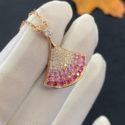 [⭐Hyrra Jewelry]DREAM NECKLACE PINK GOLD PINK DIAMOND