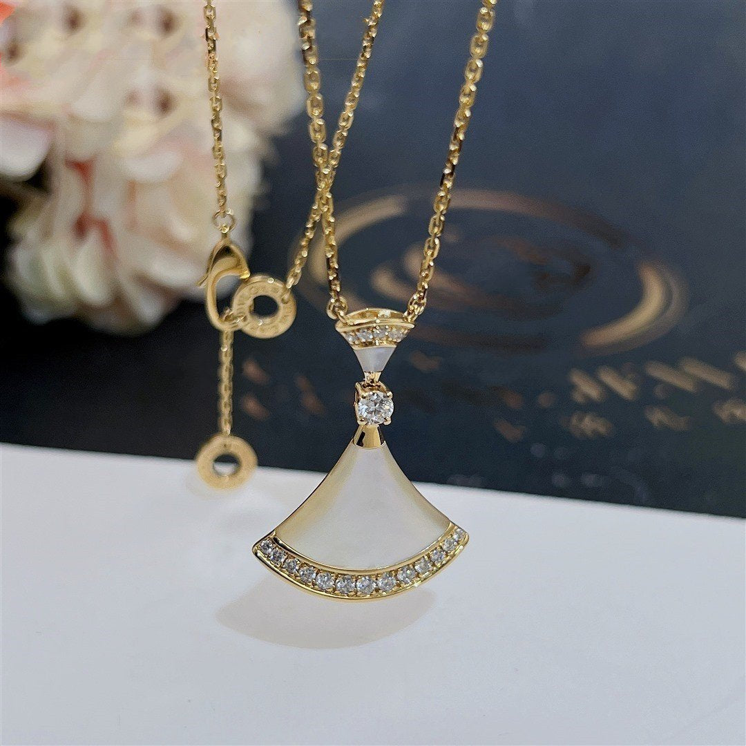[⭐Hyrra Jewelry]DREAM NECKLACE MOP GOLD DIAMOND