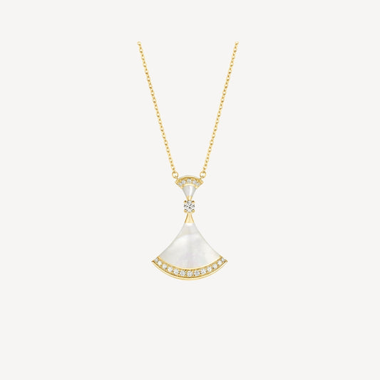[⭐Hyrra Jewelry]DREAM NECKLACE MOP GOLD DIAMOND