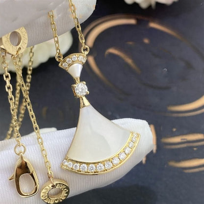 [⭐Hyrra Jewelry]DREAM NECKLACE MOP GOLD DIAMOND
