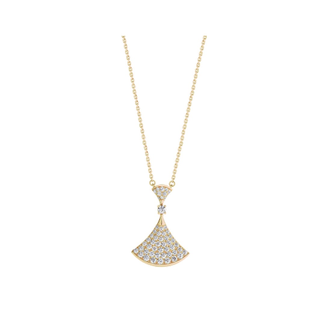 [⭐Hyrra Jewelry]DREAM NECKLACE GOLD FULL DIAMOND