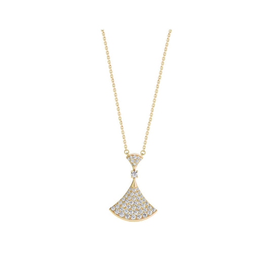 [⭐Hyrra Jewelry]DREAM NECKLACE GOLD FULL DIAMOND