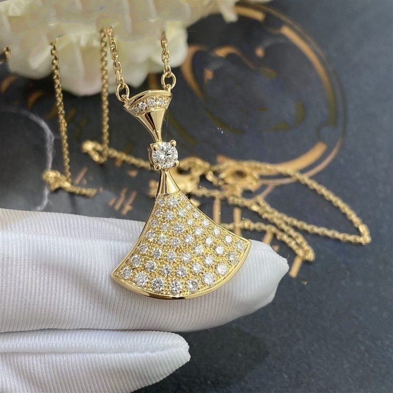 [⭐Hyrra Jewelry]DREAM NECKLACE GOLD FULL DIAMOND