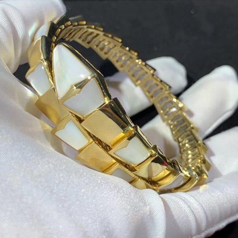 [⭐Hyrra Jewelry]SERPENTI BRACELET MOP GOLD