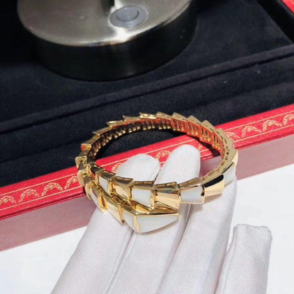 [⭐Hyrra Jewelry]SERPENTI BRACELET MOP GOLD