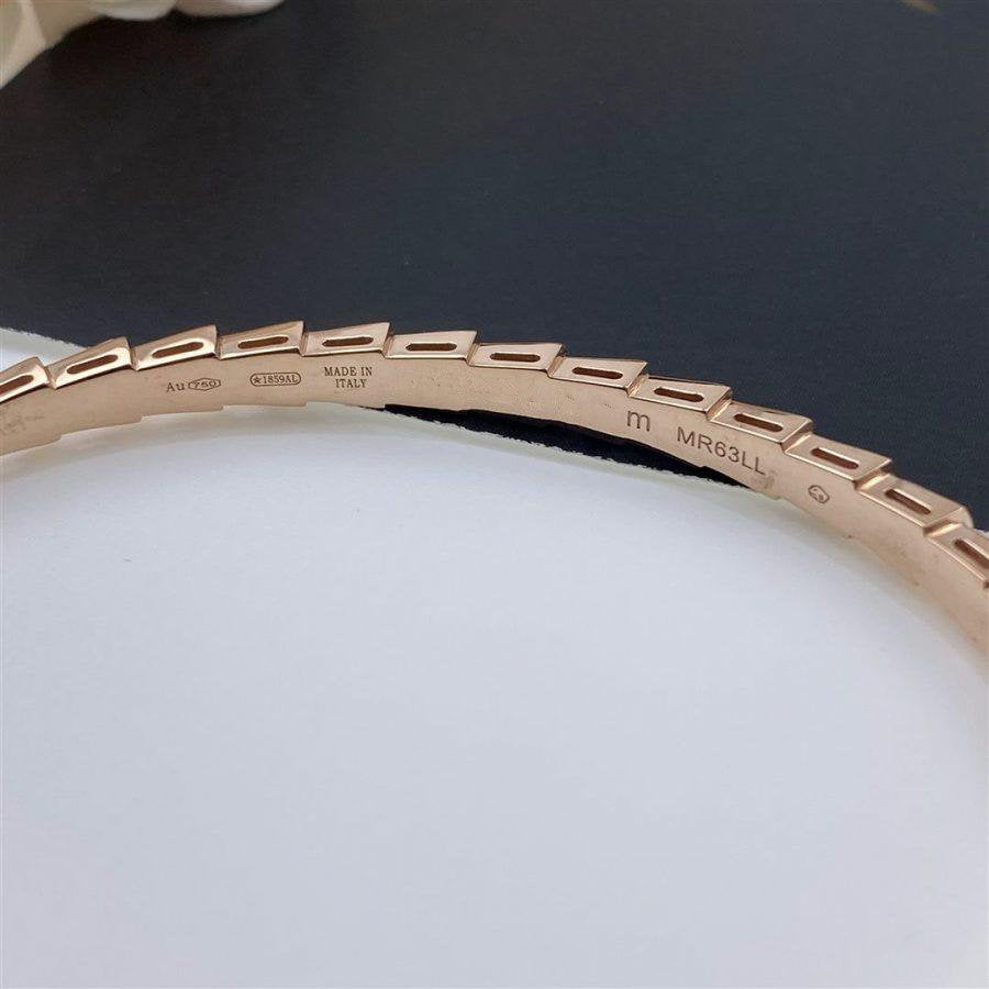[⭐Hyrra Jewelry]SERPENTI BRACELET PINK GOLD MOP DIAMOND