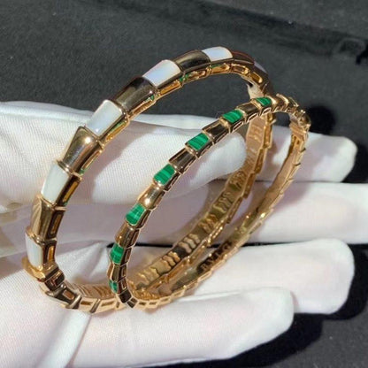 [⭐Hyrra Jewelry]SERPENTI BRACELET PINK GOLD MOP