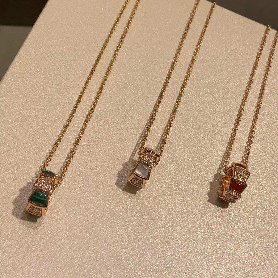 [⭐Hyrra Jewelry]SERPENTI PEDANT DIAMOND NECKLACE