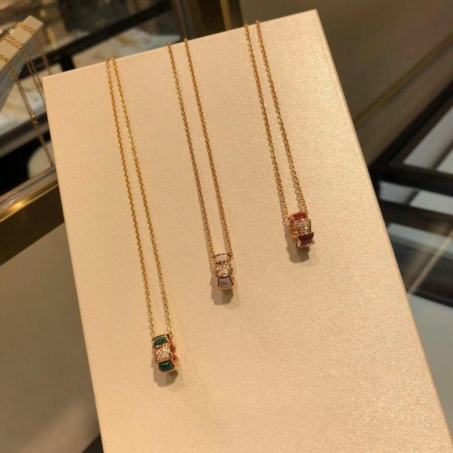 [⭐Hyrra Jewelry]SERPENTI PEDANT DIAMOND NECKLACE