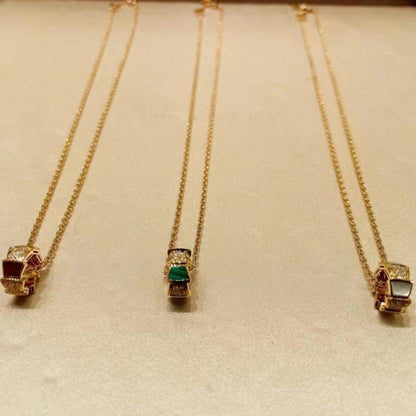 [⭐Hyrra Jewelry]SERPENTI PEDANT DIAMOND NECKLACE