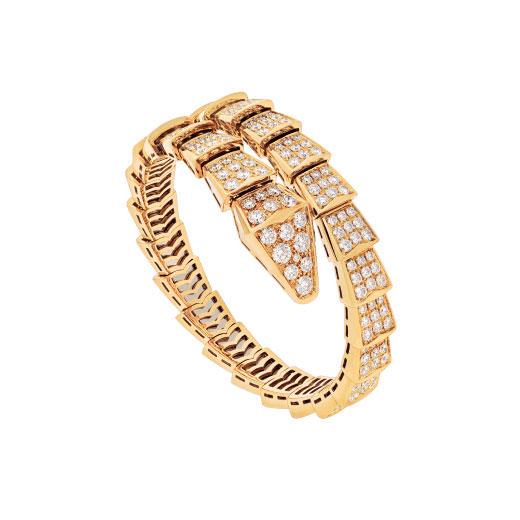 [⭐Hyrra Jewelry]SERPENTI BRACELET 8MM GOLD DIAMOND