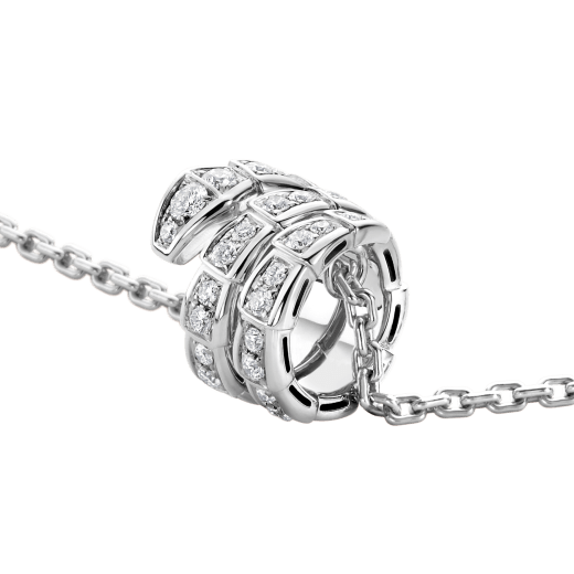 [⭐Hyrra Jewelry]SERPENTI  NECKLACE DOUBLE RING DIAMOND