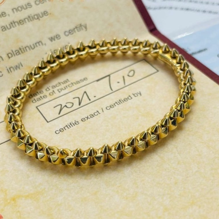 [⭐Hyrra Jewelry]CLASH GOLD BRACELET