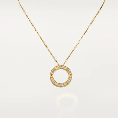 [⭐Hyrra Jewelry]LOVE NECKLACE ADJUSTABLE ROSE GOLD