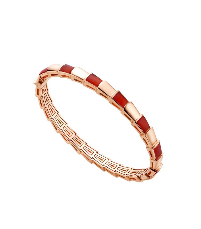 [⭐Hyrra Jewelry]SERPENTI BRACELET PINK GOLD RUBELLITE