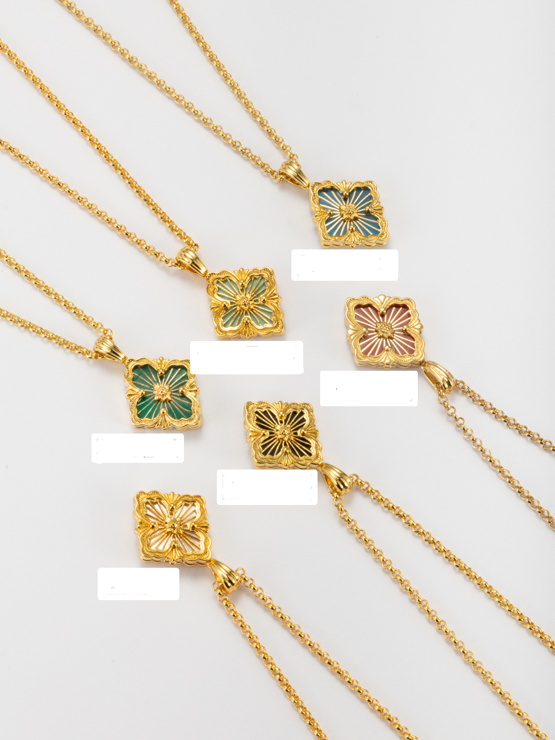 [⭐Hyrra Jewelry] B.C.L SMALL SIZE  ENAMEL NECKLACE（Various colors)