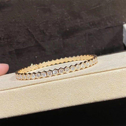 [⭐Hyrra Jewelry]BEE LOVE GOLD BRACELET FULL DIAMOND