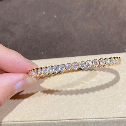 [⭐Hyrra Jewelry]BEE LOVE GOLD BRACELET FULL DIAMOND