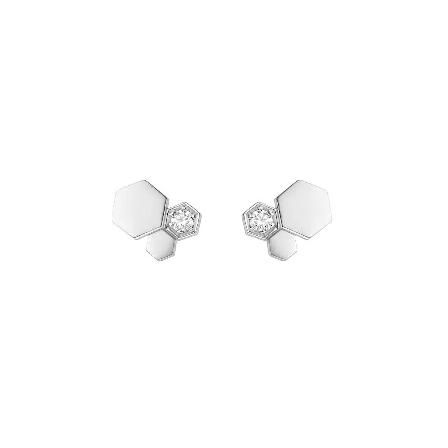 [⭐Hyrra Jewelry]BEE LOVE SILVER DIAMOND EARRINGS
