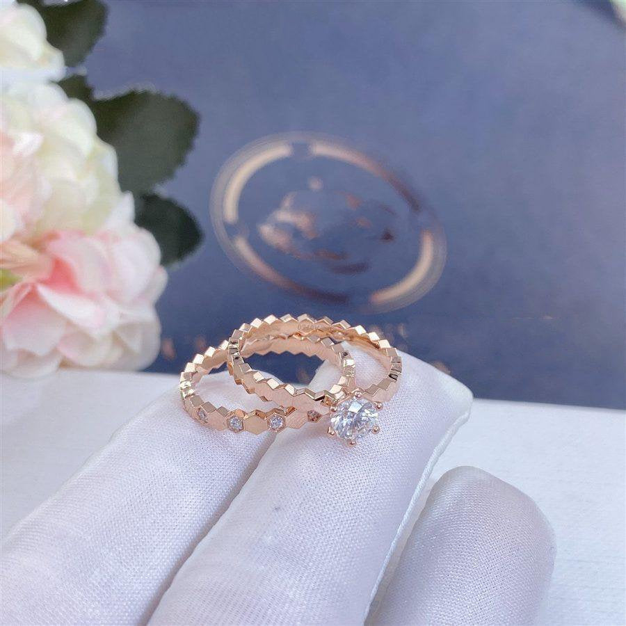 [⭐Hyrra Jewelry]BEE LOVE RING PINK GOLD DIAMOND