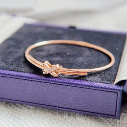 [⭐Hyrra Jewelry]JEUX DE BRACELET PINK GOLD DIAMONDS
