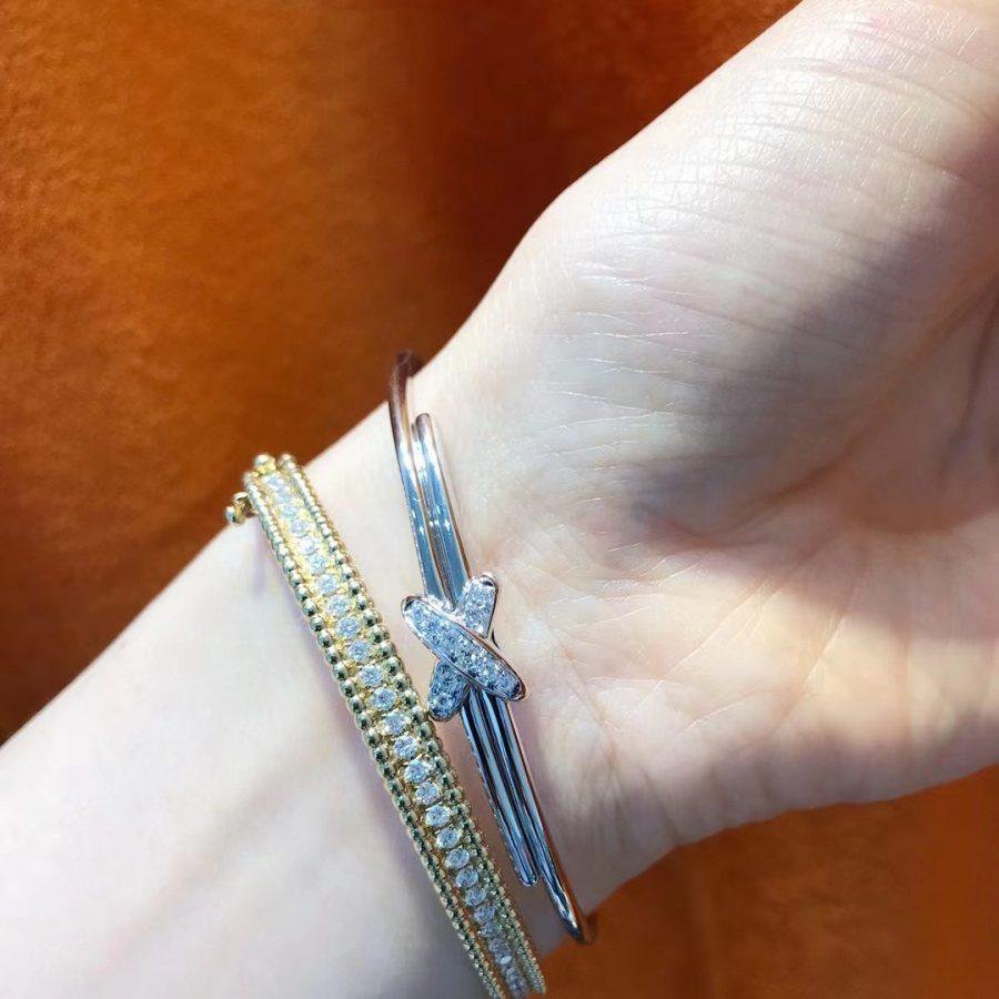 [⭐Hyrra Jewelry]JEUX DE BRACELET SILVER DIAMONDS