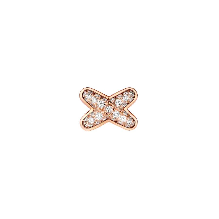 [⭐Hyrra Jewelry]JEUX DE PINK GOLD DIAMOND EARRINGS