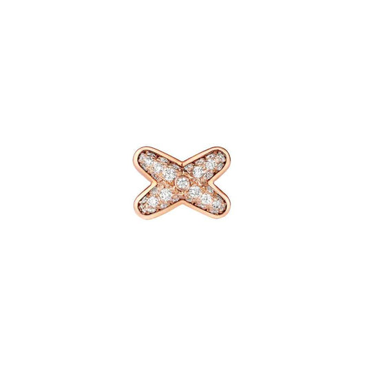 [⭐Hyrra Jewelry]JEUX DE PINK GOLD DIAMOND EARRINGS
