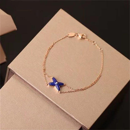 [⭐Hyrra Jewelry]Hollow Design Four-Leaf Clover Flower Shape Ring