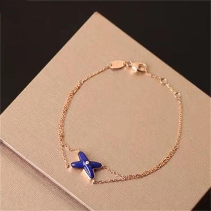 [⭐Hyrra Jewelry]Hollow Design Four-Leaf Clover Flower Shape Ring