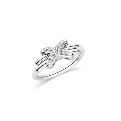 [⭐Hyrra Jewelry]JEUX DE SILVER DIAMOND RING