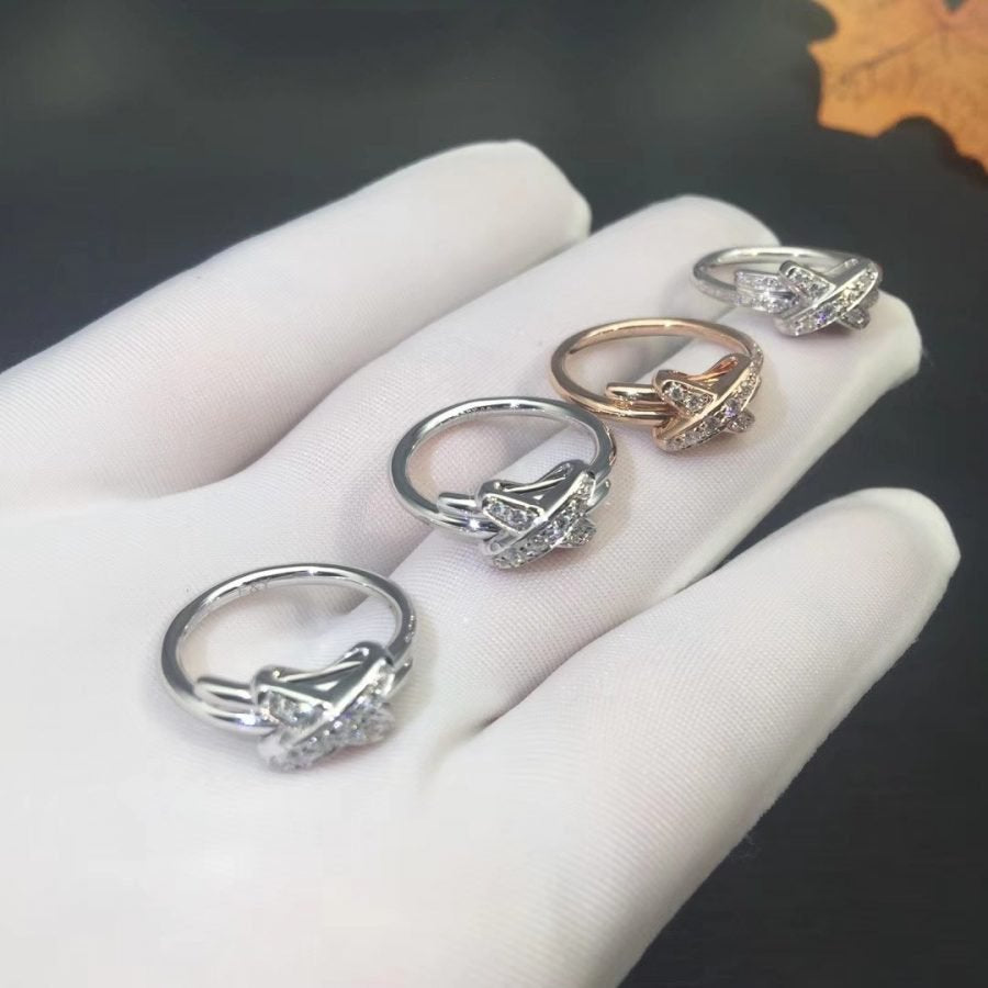 [⭐Hyrra Jewelry]JEUX DE SILVER DIAMOND RING