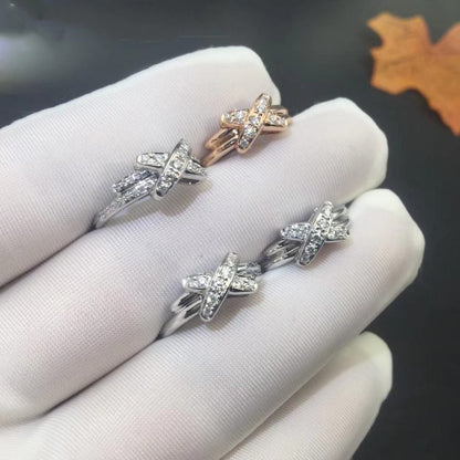 [⭐Hyrra Jewelry]JEUX DE SILVER DIAMOND RING