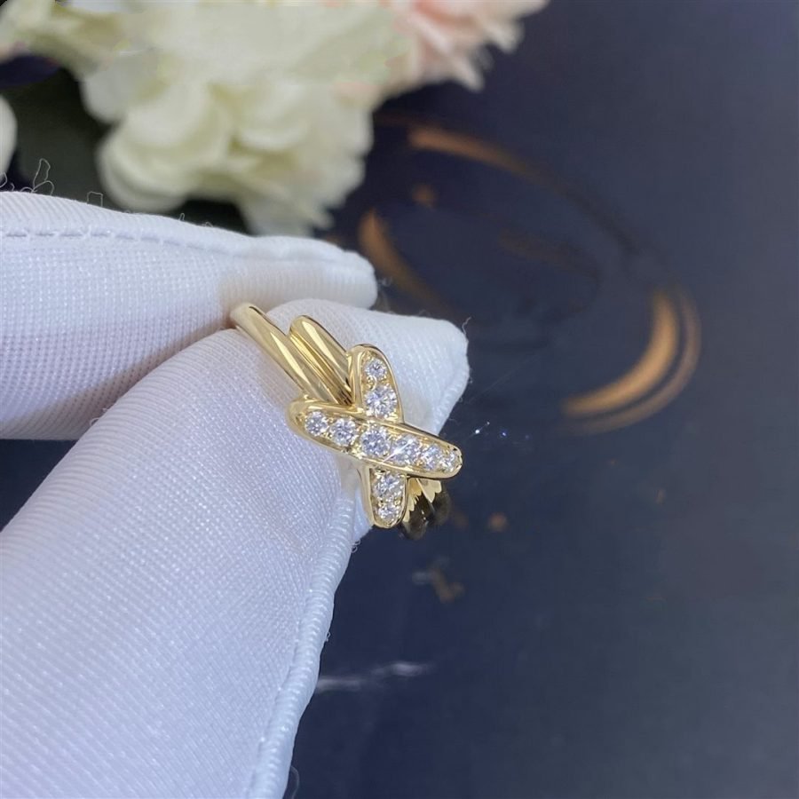 [⭐Hyrra Jewelry]JEUX DE GOLD DIAMOND RING