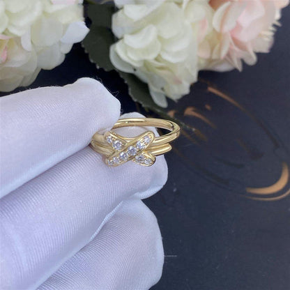 [⭐Hyrra Jewelry]JEUX DE GOLD DIAMOND RING